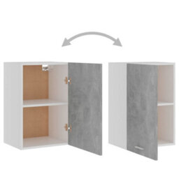 Vidaxl Hanging Cabinet Lyon Concrete Grey 39.5X31X60 Cm Engineered Wood - thumbnail 5