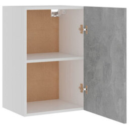 Vidaxl Hanging Cabinet Lyon Concrete Grey 39.5X31X60 Cm Engineered Wood - thumbnail 6