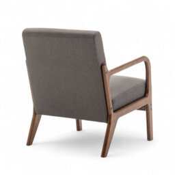 Fabric Linen Dark Grey Hertford Accent Chair - thumbnail 6