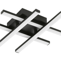 Loops Sleek Modern Black Square Ceiling Light - Led Indoor Fixture For Stylish Homes - thumbnail 4