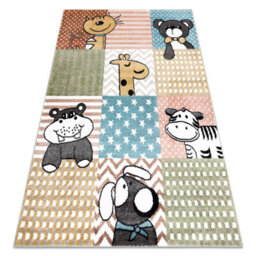 RugsX Carpet Fun Pets For Children, Animals Colorful Multi 200X290 Cm - thumbnail 1