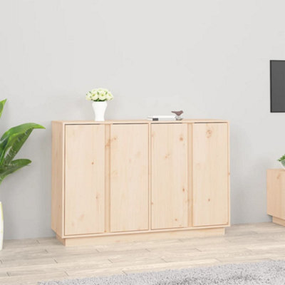 Vidaxl Sideboard 120X35X80 Cm Solid Wood Pine - image 1