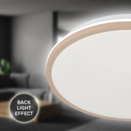 Briloner Led Ceiling Light Living Room Backlight Neutral White Hallway Lamp 28Cm Beige - thumbnail 3