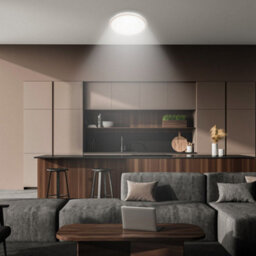 Briloner Led Ceiling Light Living Room Backlight Neutral White Hallway Lamp 28Cm Beige - thumbnail 4