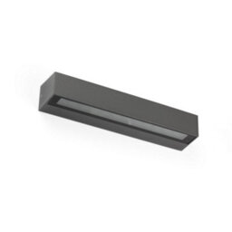 Luminosa Lighting Luminosa Doro-20 Integrated Led Up Down Lighter Outdoor Wall Light Grey, 3000K, Ip65