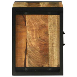 Berkfield Industrial Bathroom Wall Cabinet 40X30X40 Cm Solid Wood Rough Mango - thumbnail 6
