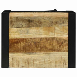 Berkfield Industrial Bathroom Wall Cabinet 40X30X40 Cm Solid Wood Rough Mango - thumbnail 8