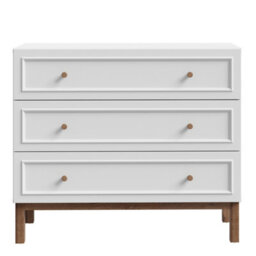 Furniture To Go Wensley 3 Drawer Chest In Light Grey And Oak - thumbnail 2