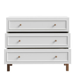 Furniture To Go Wensley 3 Drawer Chest In Light Grey And Oak - thumbnail 4
