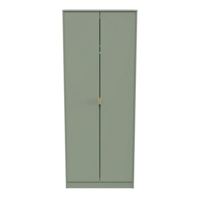 Madrid 2 Door Wardrobe In Reed Green (Ready Assembled) - image 1