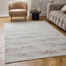 The Rugs Carmel Cream/terra Abstract Area Rug And Runner Non Shedding, Stain Resistant, Soft - thumbnail 1