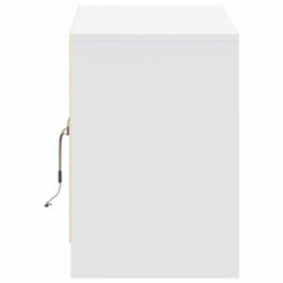 Vidaxl Tv Cabinet With Led White 100X34X50 Cm Engineered Wood - thumbnail 7