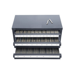 "Vevor 3-Drawer End Mill Cabinet, 29-Compartment For 1/8"" To 1"", Stackable Steel Organizer With Labels" - thumbnail 1