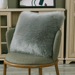 Living And Home Cozy Fluffy Soft High Quality Faux Fur Throw Pillow Case Cushion Cover For Sofa Chair Bedroom 50Cm X 50Cm - thumbnail 3