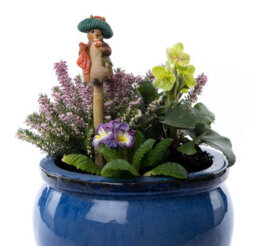 Jardinopia Beatrix Potter Benjamin Bunny Cane Or Stake Topper (Ccbp0002C) - L5 X W4.5 X H9 Cm - thumbnail 1