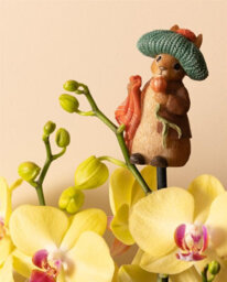 Jardinopia Beatrix Potter Benjamin Bunny Cane Or Stake Topper (Ccbp0002C) - L5 X W4.5 X H9 Cm - thumbnail 5