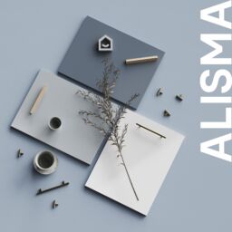 GoodHome Alisma High Gloss Grey 4 Drawer Front, Pack Of 4 (H)715mm (W)397mm (T)18mm - thumbnail 8