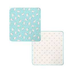 Character World Gruffalo Baby Blanket Reversible Blue White Jersey My First Throw 70Cm X 75Cm - thumbnail 7