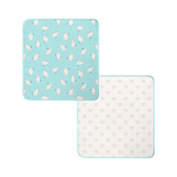 Character World Gruffalo Baby Blanket Reversible Blue White Jersey My First Throw 70Cm X 75Cm - thumbnail 8