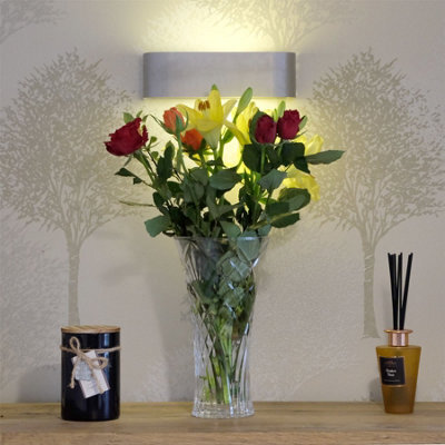 Crystal Glass Short Flower Vase - image 1