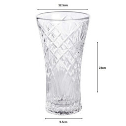 Crystal Glass Short Flower Vase - thumbnail 5