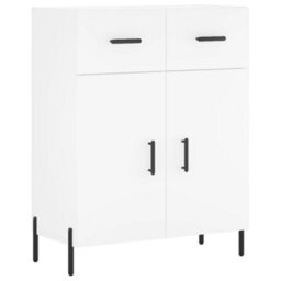 Berkfield Highboard White 69.5X34X180 Cm Engineered Wood - thumbnail 7