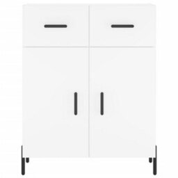 Berkfield Highboard White 69.5X34X180 Cm Engineered Wood - thumbnail 8