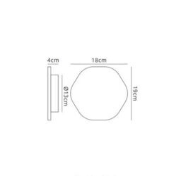 Luminosa Lighting Luminosa Fusion Wall Light 19.2Cm Hexagonal 12W Led 3000K, 1080Lm, Matt White - thumbnail 2