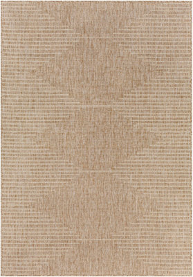 Livabliss Eagean-Global Beige Brown Cream In- & Outdoor Rug 130 X 180 Cm Easy Care, Non Shedding - image 1