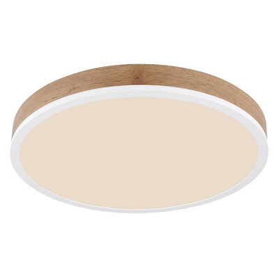 Luminosa Lighting Luminosa Doro 45Cm Flush Ceiling Light White Matt Led 3000K - image 1