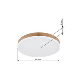 Luminosa Lighting Luminosa Doro 45Cm Flush Ceiling Light White Matt Led 3000K - thumbnail 5