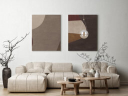 Luminosa Lighting Luminosa Rastia 20Cm Globe Pendant Ceiling Light Gold Amber Shade 3000K Warm White - thumbnail 4