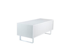 Orsina Gloss Finish White High Gloss Coffee Table, Contemporary Table For Livingroom, Functional Decorative Table - thumbnail 8