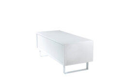 Orsina Gloss Finish White High Gloss Coffee Table, Contemporary Table For Livingroom, Functional Decorative Table - thumbnail 7