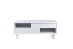 Orsina Gloss Finish White High Gloss Coffee Table, Contemporary Table For Livingroom, Functional Decorative Table - thumbnail 2