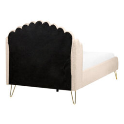 Beliani Bed Boucle Ambillou 120 X 200 Cm (Eu Small Double) Beige - thumbnail 7