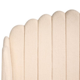 Beliani Bed Boucle Ambillou 120 X 200 Cm (Eu Small Double) Beige - thumbnail 8