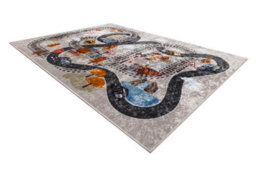 RugsX Junior 51986.803 Washing Carpet Train Tracks, Locomotive For Children  80X150 Cm - thumbnail 4