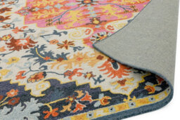 Multi Luxurious Traditional Wool Hand Made Easy To Clean Floral Rug For Bedroom Dining Room And Living Room -200Cm X 290Cm - thumbnail 6