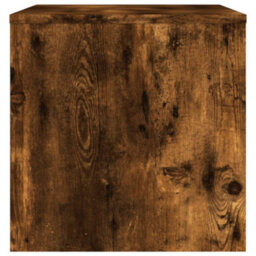 Berkfield Tv Cabinet Smoked Oak 80X40X40 Cm Engineered Wood - thumbnail 5