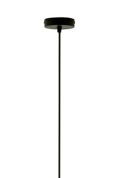 Orsina Extra Small Geometric Pendant Light, Matte Black Steel Shade With Copper Finish Interior - thumbnail 2