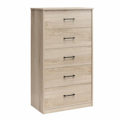Dorel Brez Build Pearce 5 Drawer Dresser Light Oak - image 1