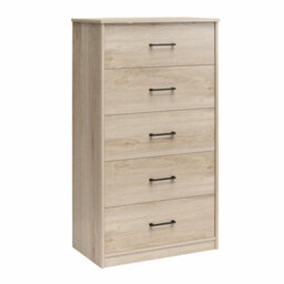 Dorel Brez Build Pearce 5 Drawer Dresser Light Oak - thumbnail 1