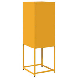 Berkfield Sideboard Mustard Yellow 36X39X107 Cm Cold-Rolled Steel - thumbnail 8