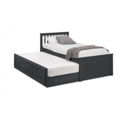 Ashfield Premier Anthracite Day Bed Single 3Ft (90Cm) + Pull Out Bed (Guest Bed) - thumbnail 4