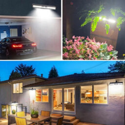 4 Pack Solar Powered Pir Motion Sensor Outdoor Garden Wall Lights - thumbnail 6