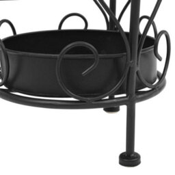 Vidaxl Umbrella Stand Vintage Style Metal 26X46 Cm Black - thumbnail 8