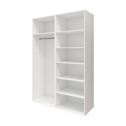 GoodHome Atomia Freestanding White Oak Effect Particle Board Wardrobe (H)2250mm (W)1500mm (D)655mm - thumbnail 3