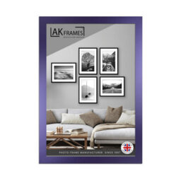 "AK Frames Sleek 18X12"" Purple Thin Modern Picture Frame - Slim And Design For Posters, Prints And Photos - Elegant Wall Frame Decor" - thumbnail 1