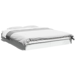 Berkfield Bed Frame Without Mattress White 160X200 Cm Engineered Wood - thumbnail 2
